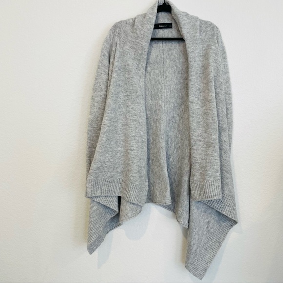 Zara Women's Gray Open Front Cardigan Size Small - Picture 2 of 7